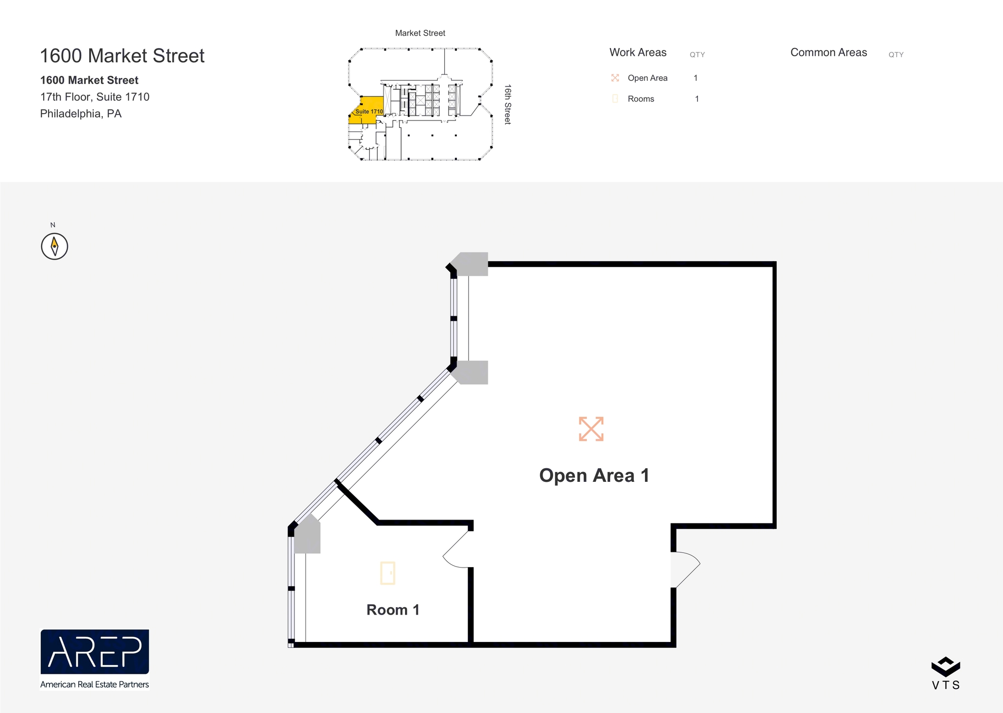 1600 Market St, Philadelphia, PA for lease Floor Plan- Image 1 of 1