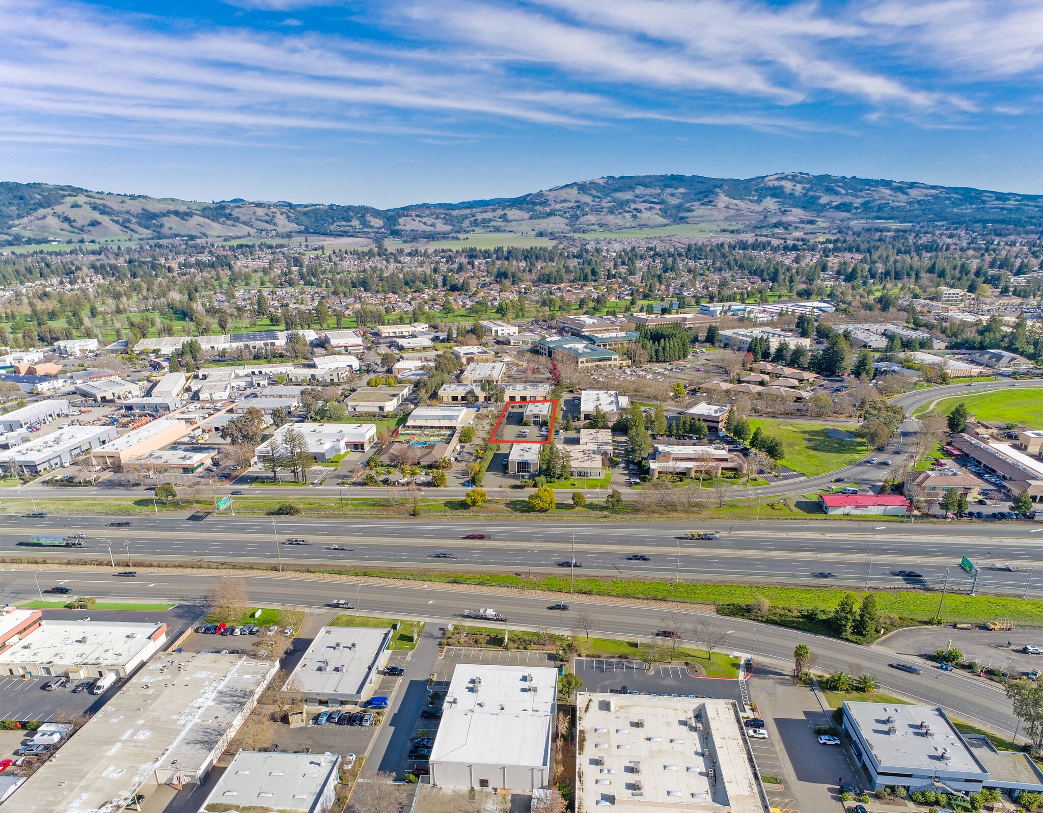 5830 Commerce Blvd, Rohnert Park, CA for sale Aerial- Image 1 of 13