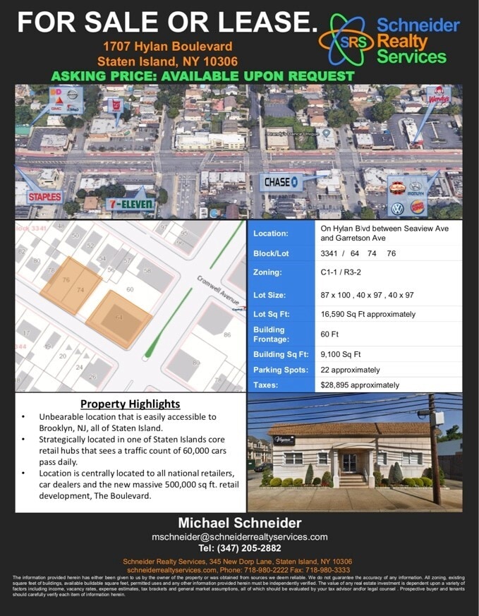 1707 Hylan Blvd, Staten Island, NY for sale Building Photo- Image 1 of 1