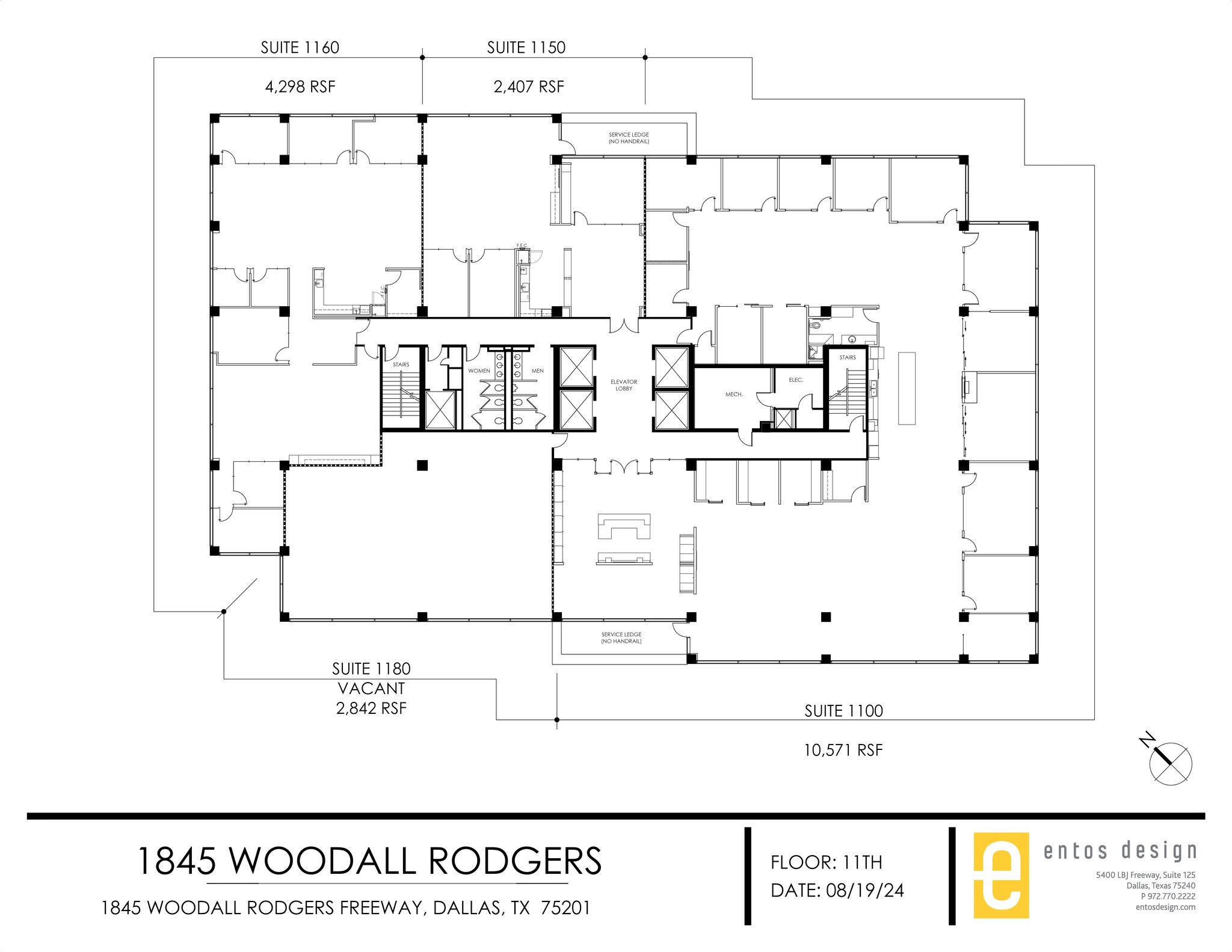 1845 Woodall Rodgers Fwy, Dallas, TX for lease Site Plan- Image 1 of 1