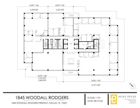 1845 Woodall Rodgers Fwy, Dallas, TX for lease Site Plan- Image 1 of 1