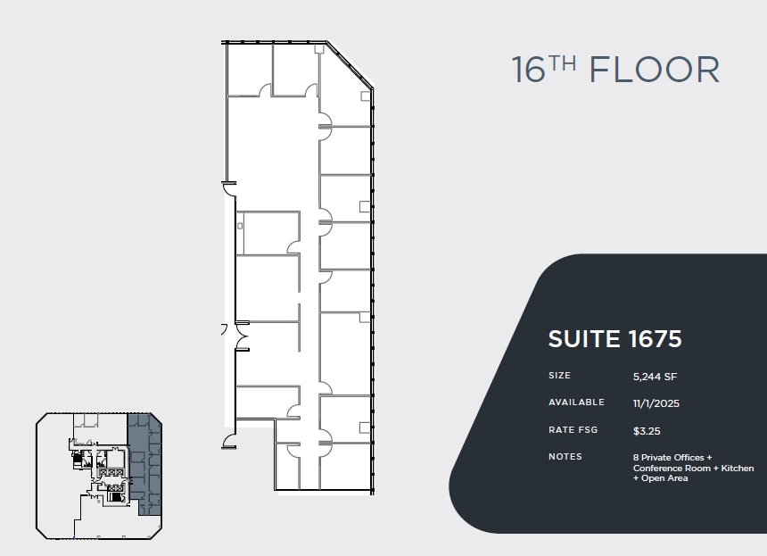 401 W A St, San Diego, CA for lease Floor Plan- Image 1 of 1