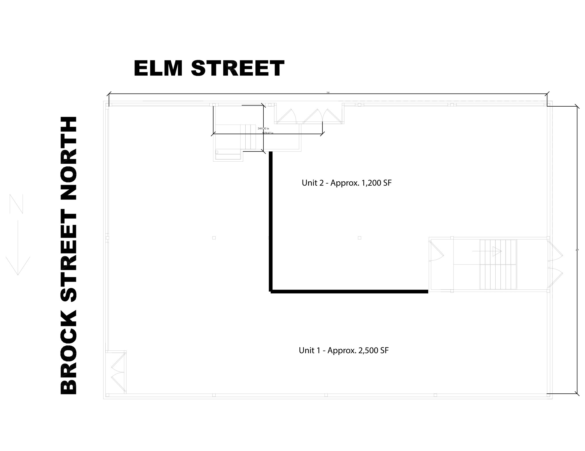 124 Brock St N, Whitby, ON for lease Site Plan- Image 1 of 1