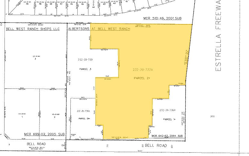 16750 W Bell Rd, Surprise, AZ for sale Plat Map- Image 1 of 1