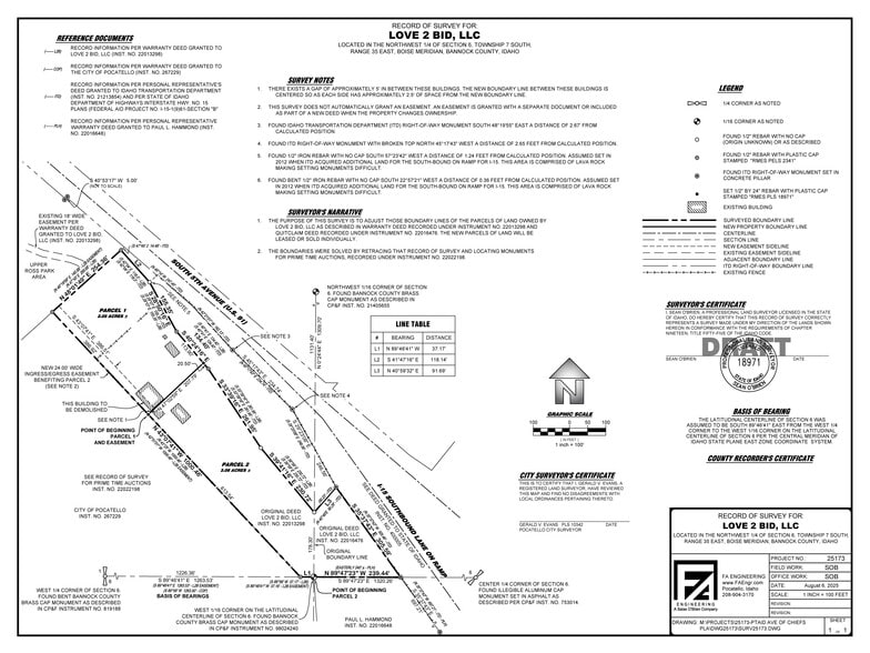 3223 Avenue of the Chiefs, Pocatello, ID for sale - Plat Map - Image 2 of 34