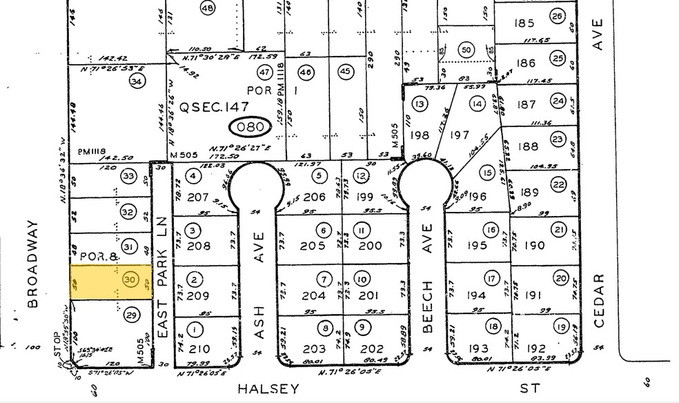 639 Broadway, Chula Vista, CA for lease - Plat Map - Image 2 of 2