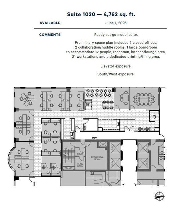 70 York St, Toronto, ON for lease Floor Plan- Image 1 of 1