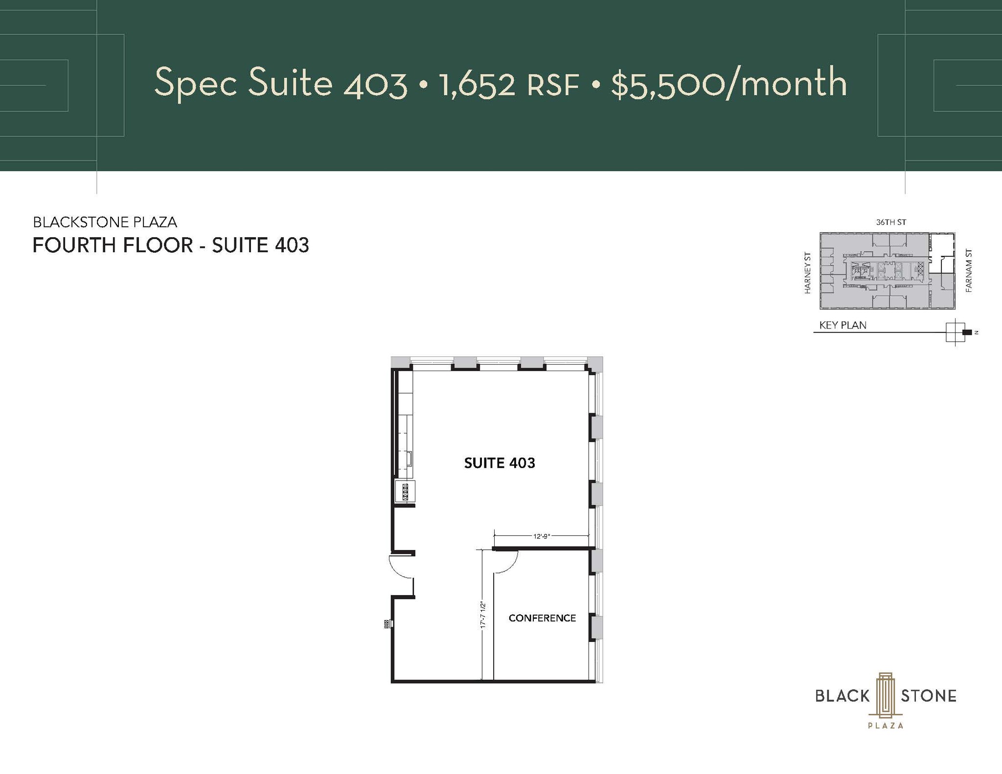 3555 Farnam, Omaha, NE for lease Floor Plan- Image 1 of 1