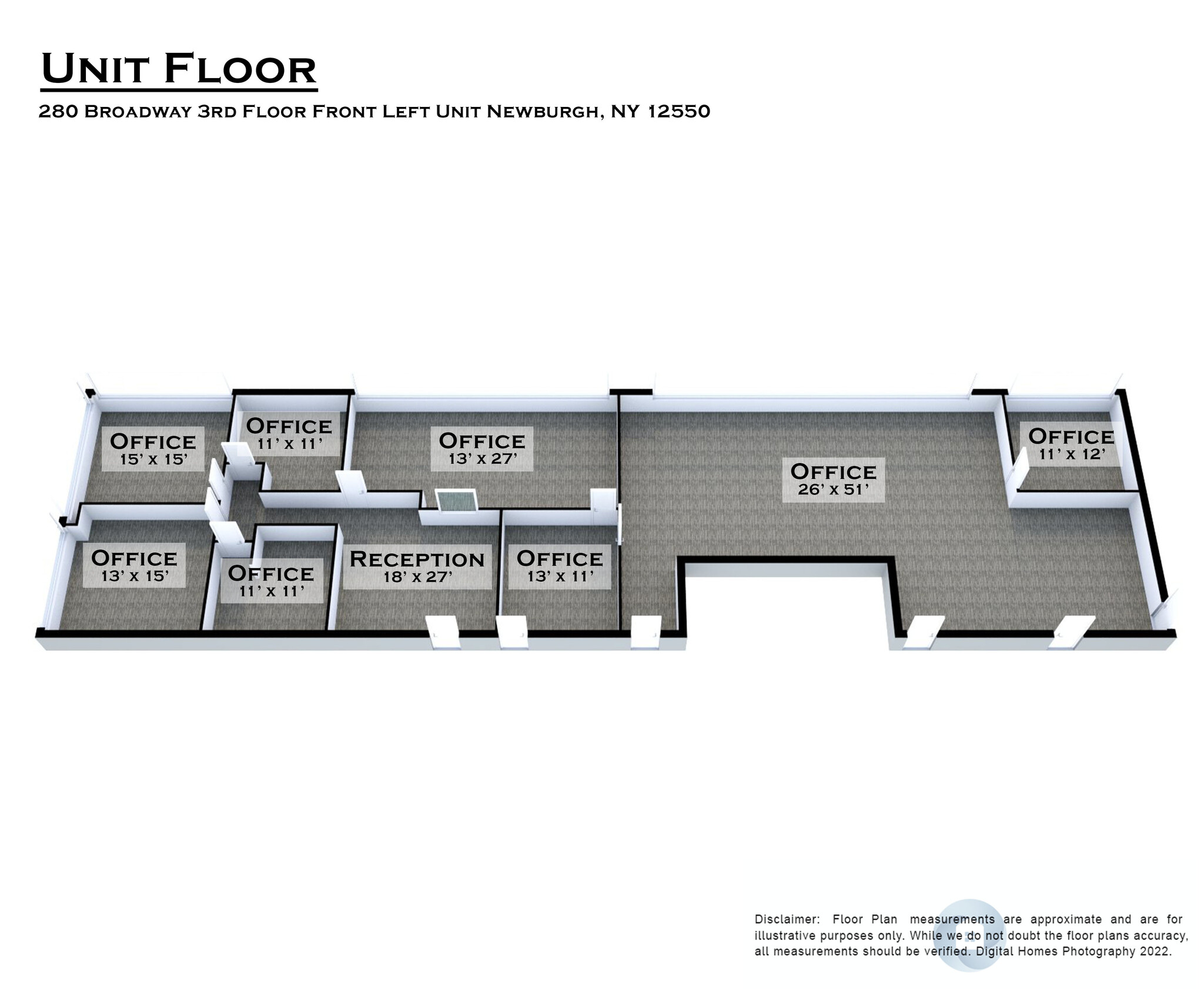 280-290 Broadway, Newburgh, NY for lease Floor Plan- Image 1 of 21