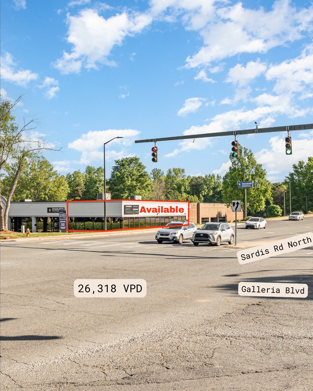 1805 Sardis Rd N, Charlotte, NC for lease Interior Photo- Image 1 of 6