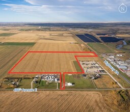 2A 466 Av W, Foothills, AB - AERIAL  map view