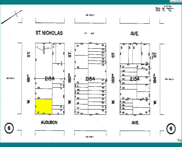 547-559 W 181st St, New York, NY for lease - Plat Map - Image 3 of 3