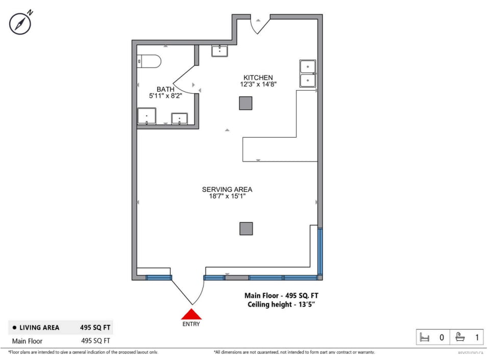 5355-5377 Lane St, Burnaby, BC V5H 2H4 - Unit 5337 - - Floor Plan - Image 1 of 5