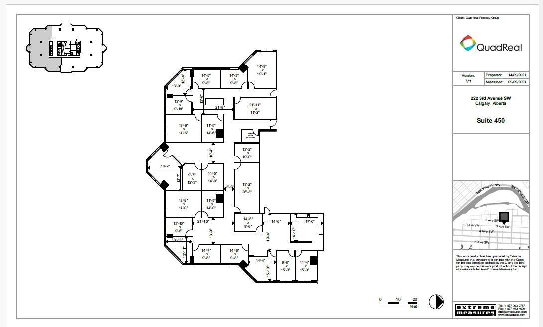 222 3rd Ave SW, Calgary, AB for lease Floor Plan- Image 1 of 1