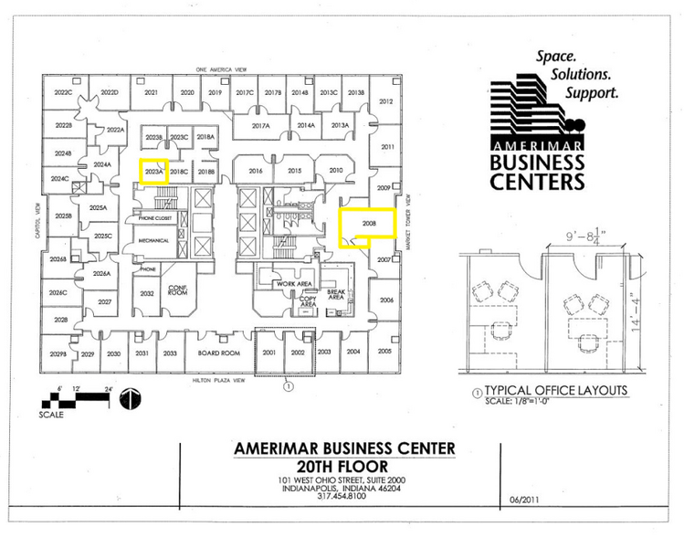 101 W Ohio St, Indianapolis, IN for lease - Floor Plan - Image 2 of 19