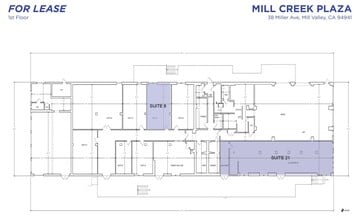 38 Miller Ave, Mill Valley, CA for lease Floor Plan- Image 1 of 1