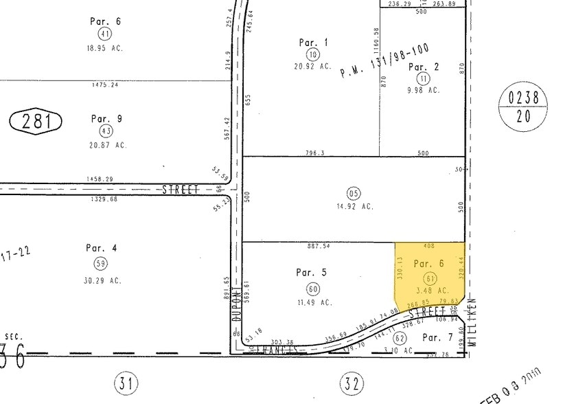 1690 Milliken Ave, Ontario, CA for lease - Plat Map - Image 3 of 3