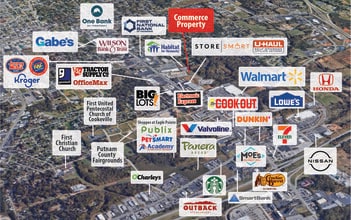 590 Commerce Dr, Cookeville, TN - AERIAL map view