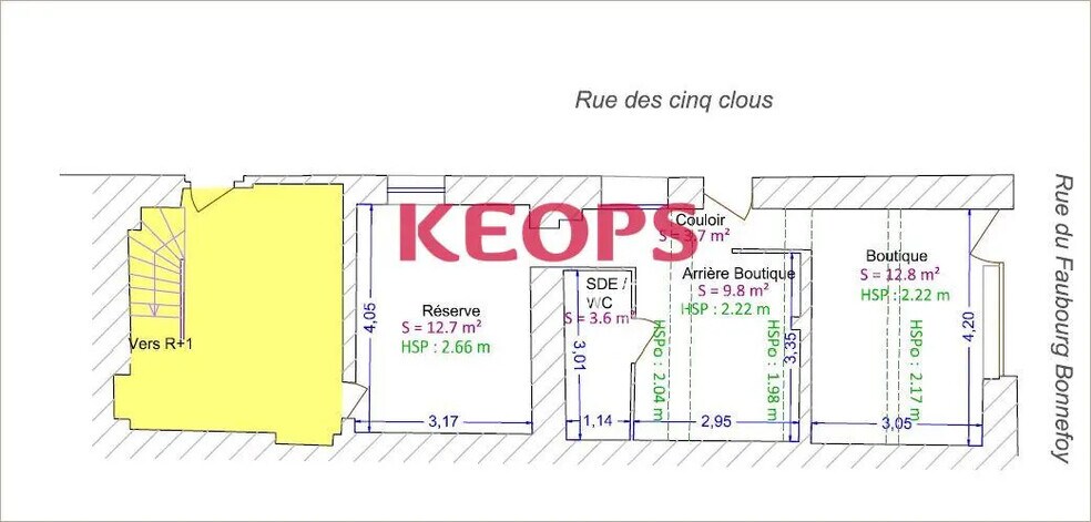 5 Rue Cinq Clous, Toulouse for sale - Floor Plan - Image 2 of 7