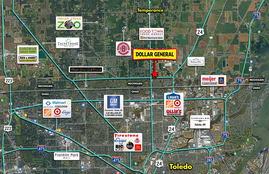 6630 Lewis, Temperance, MI 48182 Dollar General Plus