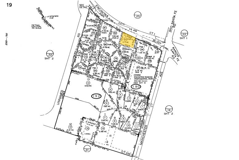 2211 Encinitas Blvd, Encinitas, CA for lease - Plat Map - Image 2 of 8