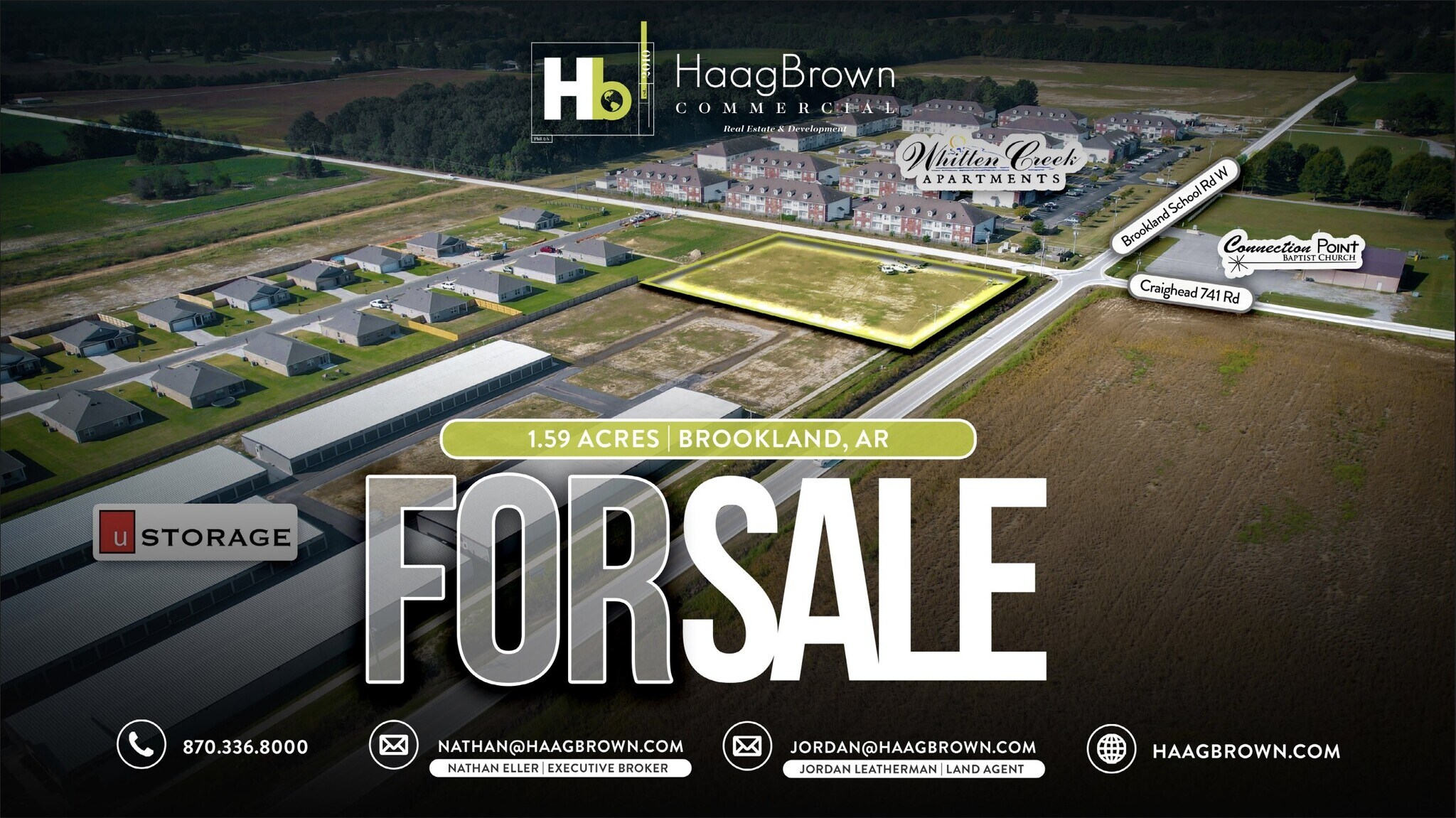 Brookland School Rd. w, Brookland, AR for sale Building Photo- Image 1 of 10