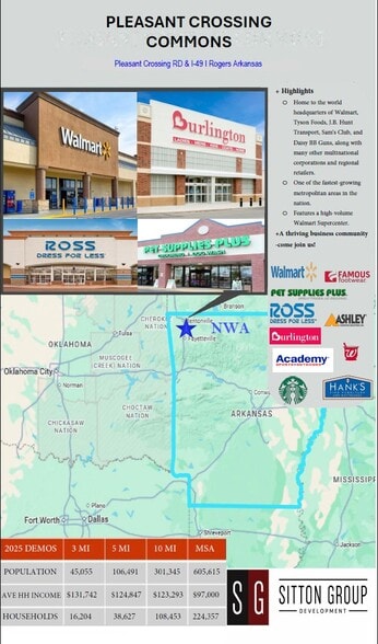 4305 S Pleasant Crossing Blvd, Rogers, AR for lease - Building Photo - Image 1 of 4