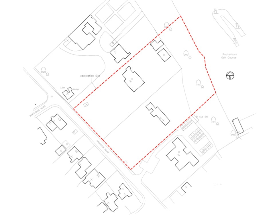 102 Greenock Rd, Largs for sale Site Plan- Image 1 of 2