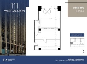 111 W Jackson Blvd, Chicago, IL for lease Floor Plan- Image 1 of 5