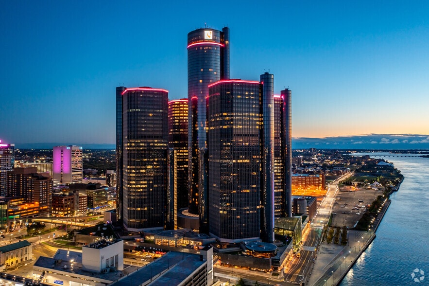 400 Renaissance Ctr, Detroit, MI for lease - Building Photo - Image 1 of 6
