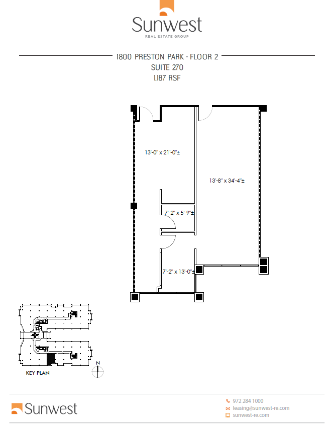 1800 Preston Park Blvd, Plano, TX for lease Floor Plan- Image 1 of 1