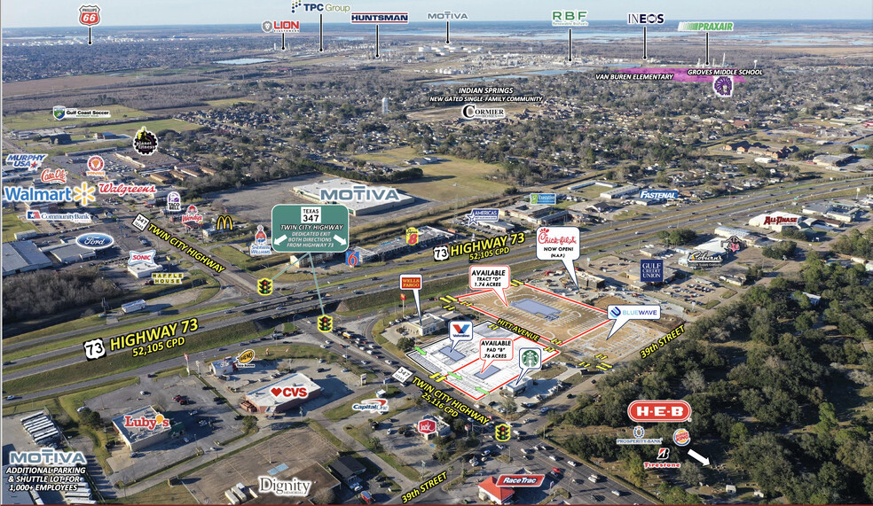 Highway 73, Groves, TX for lease - Building Photo - Image 2 of 4