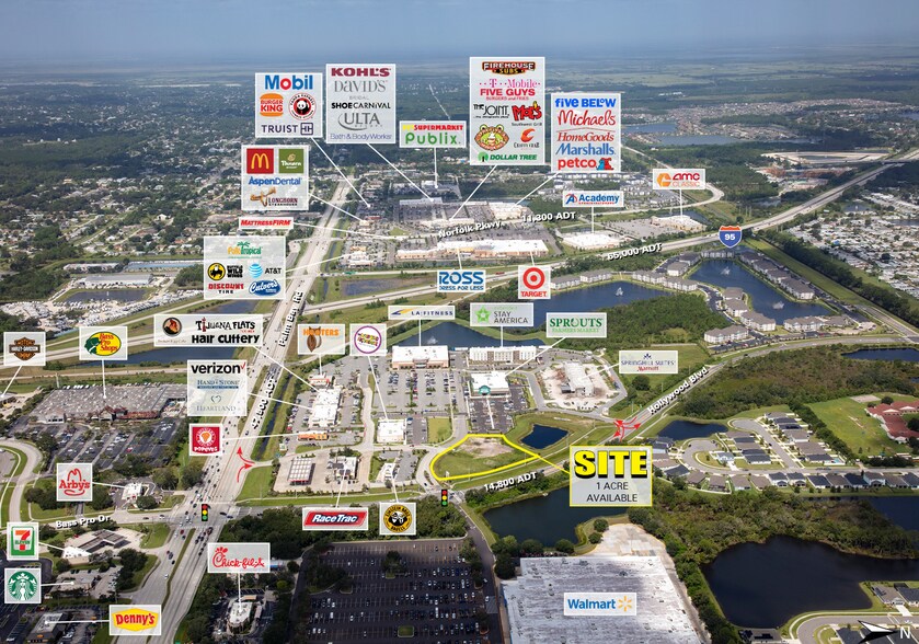NWC Palm Bay Rd & Hollywood Blvd, West Melbourne, FL for lease - Building Photo - Image 3 of 4