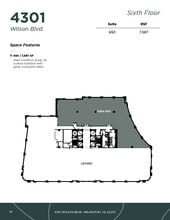 4401 Wilson Blvd, Arlington, VA for lease Floor Plan- Image 1 of 1