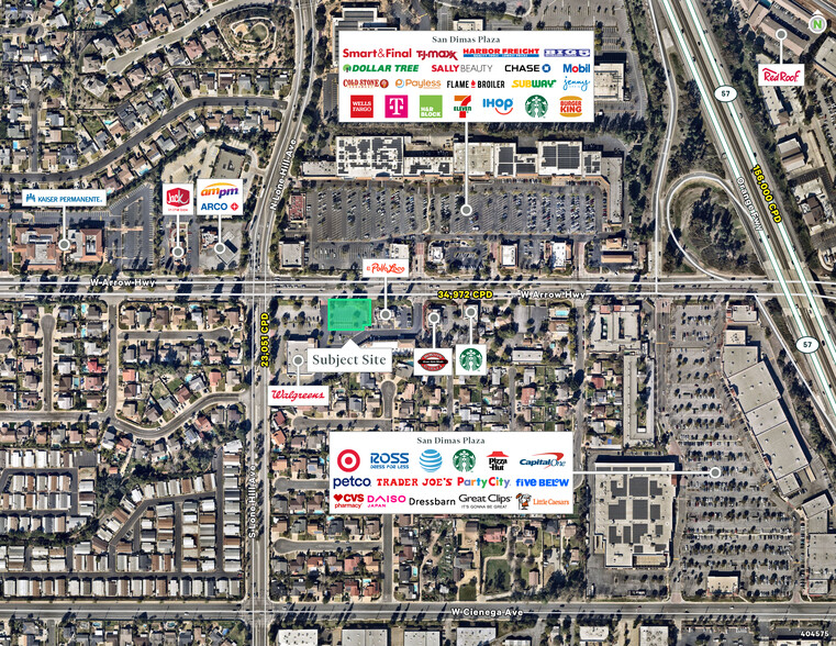 1034 W Arrow Hwy, San Dimas, CA for lease - Building Photo - Image 1 of 3