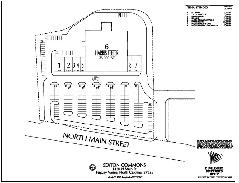 1436 N Main St, Fuquay Varina, NC for lease - Site Plan - Image 3 of 15