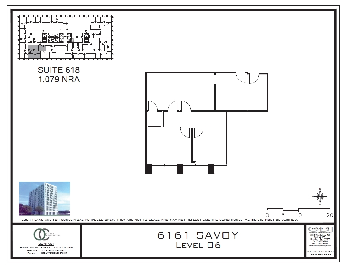 6161 Savoy Dr, Houston, TX for lease Floor Plan- Image 1 of 1