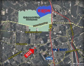 Spring Cypress & Foster Rd, Spring, TX - aerial  map view