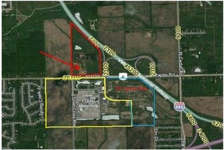 901 Maple Rd, New Lenox, IL - AERIAL  map view