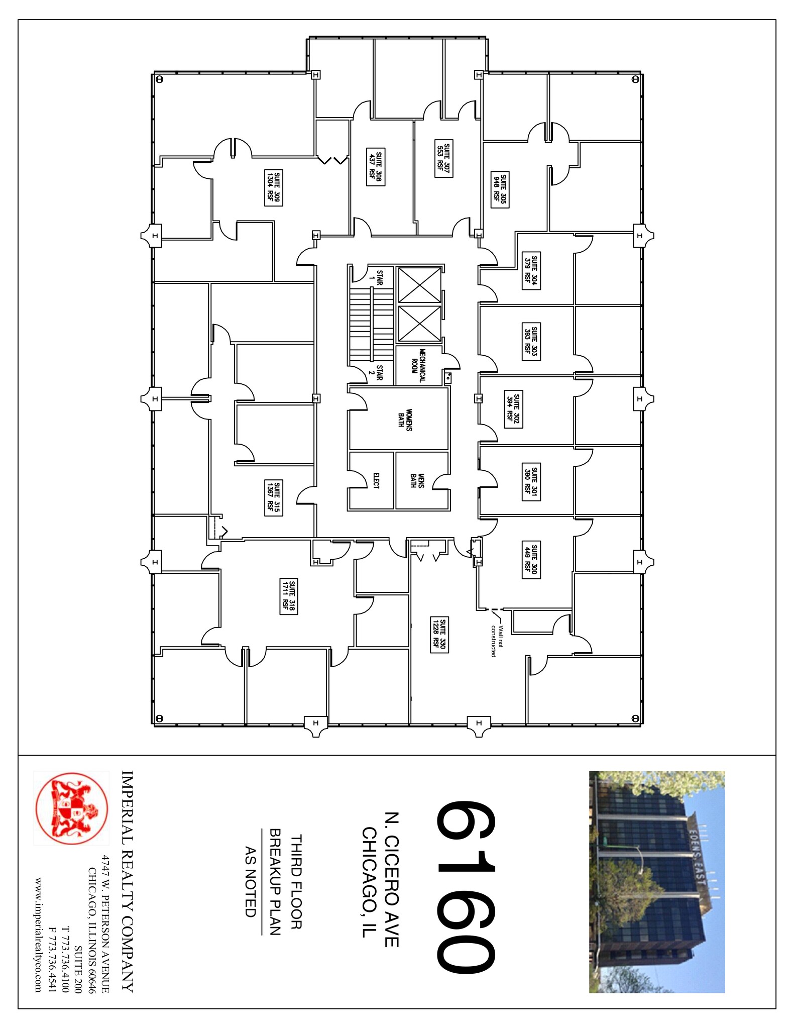 6160 N Cicero Ave, Chicago, IL for lease Site Plan- Image 1 of 3