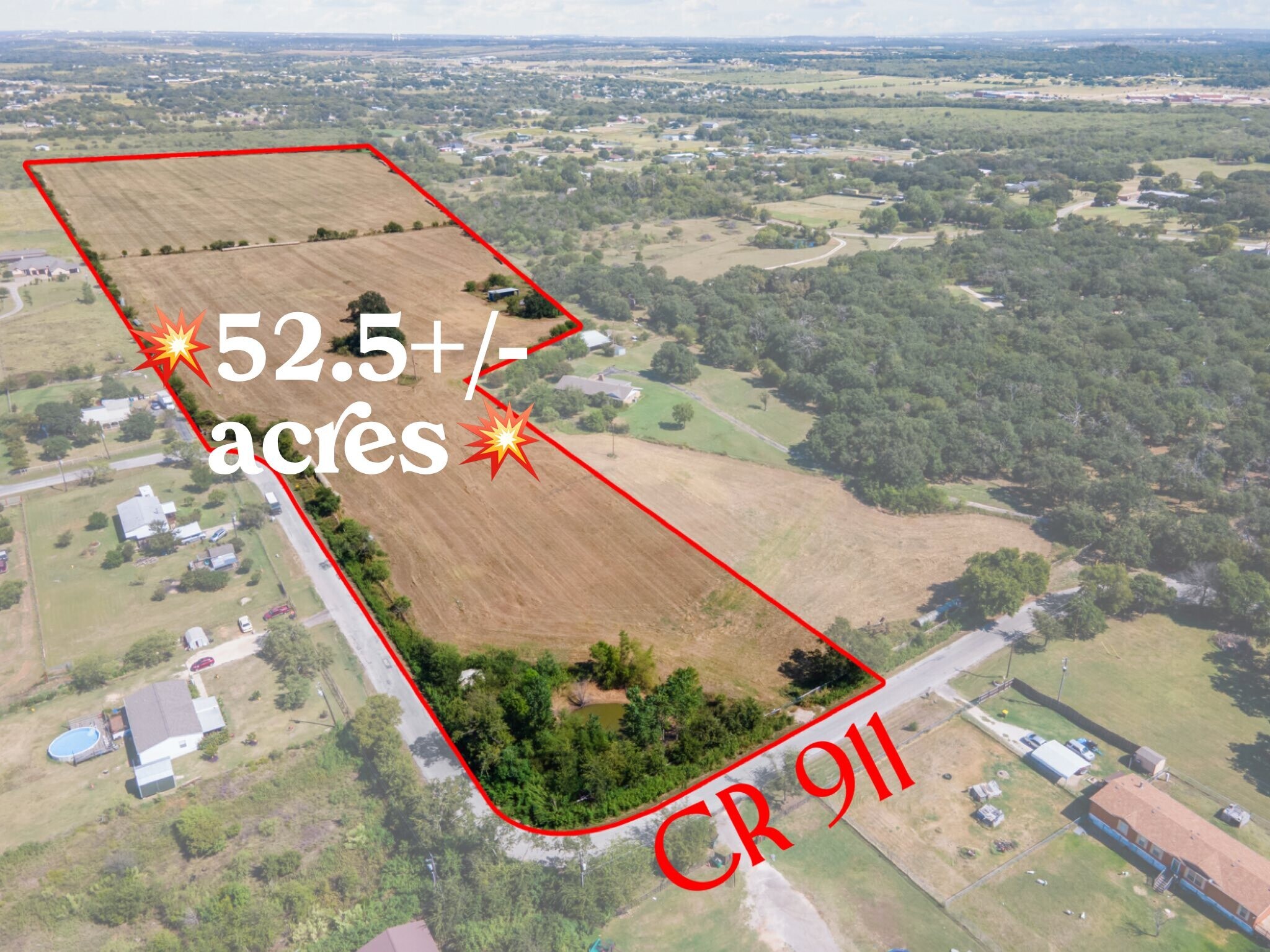 2800 County 911 rd, Joshua, TX for sale Aerial- Image 1 of 4