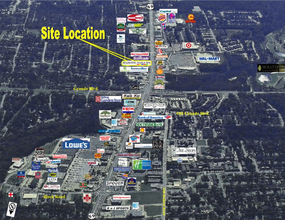 6718 S Broadway Ave, Tyler, TX - aerial  map view