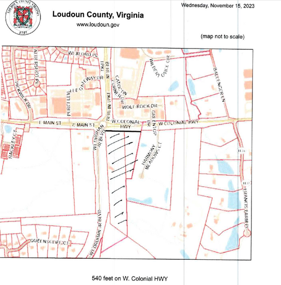 37935 W Colonial Hwy, Purcellville, VA for sale - Plat Map - Image 2 of 2