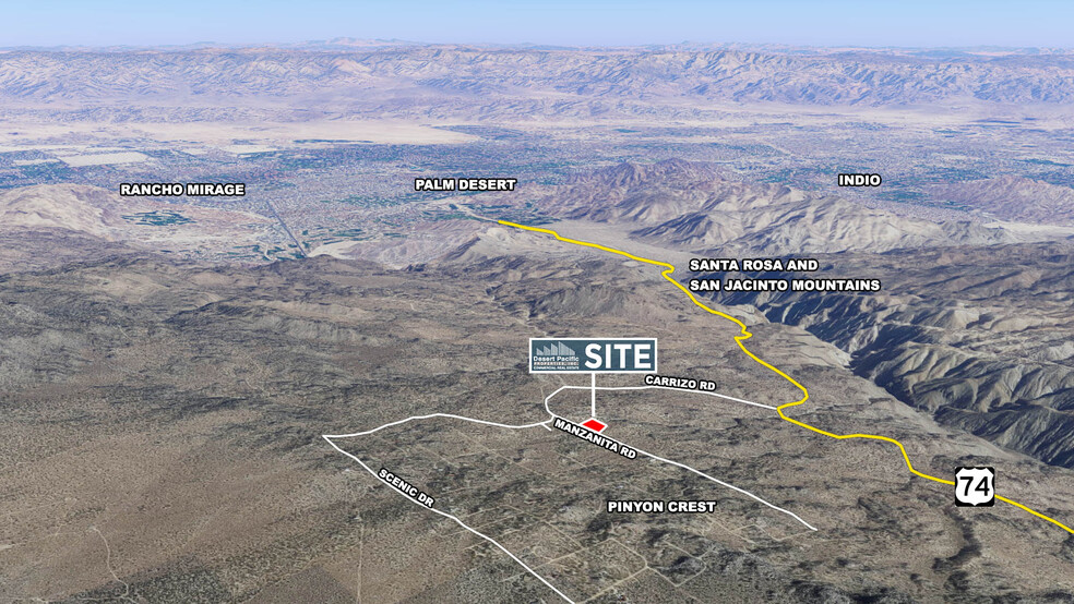 Manzanita Rd, Mountain Center, CA for sale - Aerial - Image 3 of 5