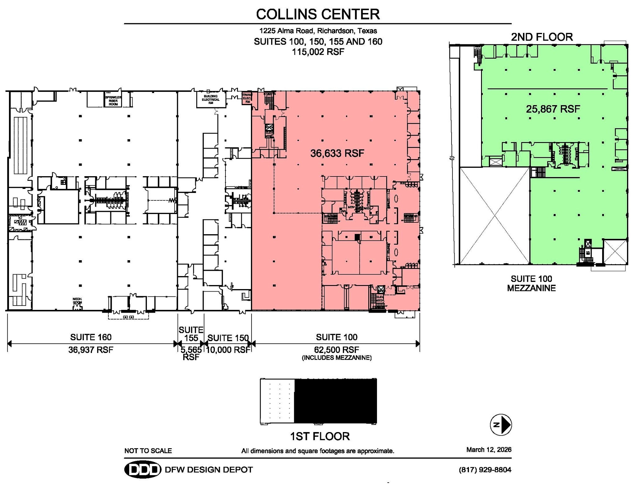 1225 Alma Rd, Richardson, TX for lease Floor Plan- Image 1 of 15