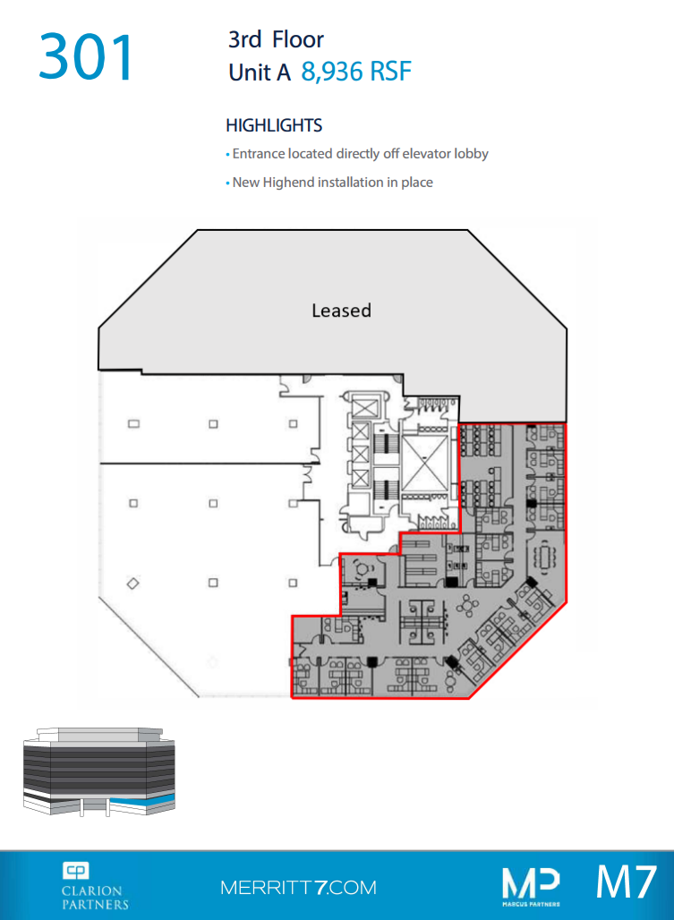 601 Merritt 7, Norwalk, CT for lease Floor Plan- Image 1 of 1