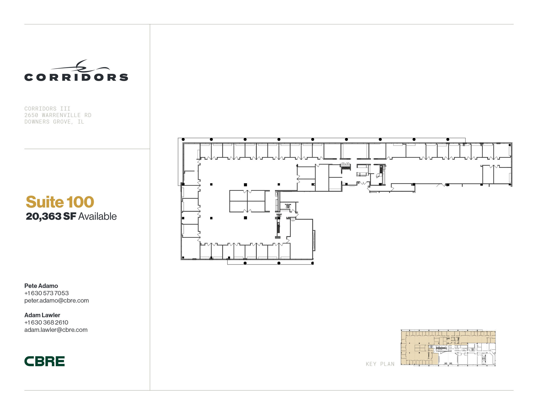 2651 Warrenville Rd, Downers Grove, IL for lease Floor Plan- Image 1 of 1