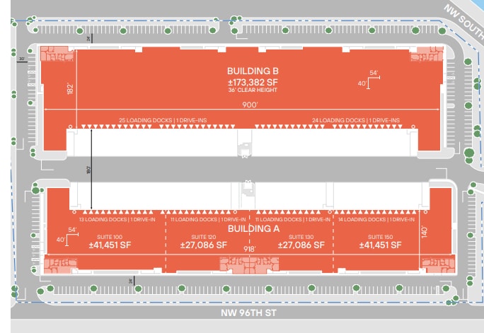 8593 NW 96th St, Medley, FL for lease Site Plan- Image 1 of 4