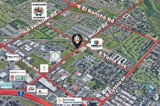 2431 S McColl Rd, McAllen, TX - AERIAL map view - Image1