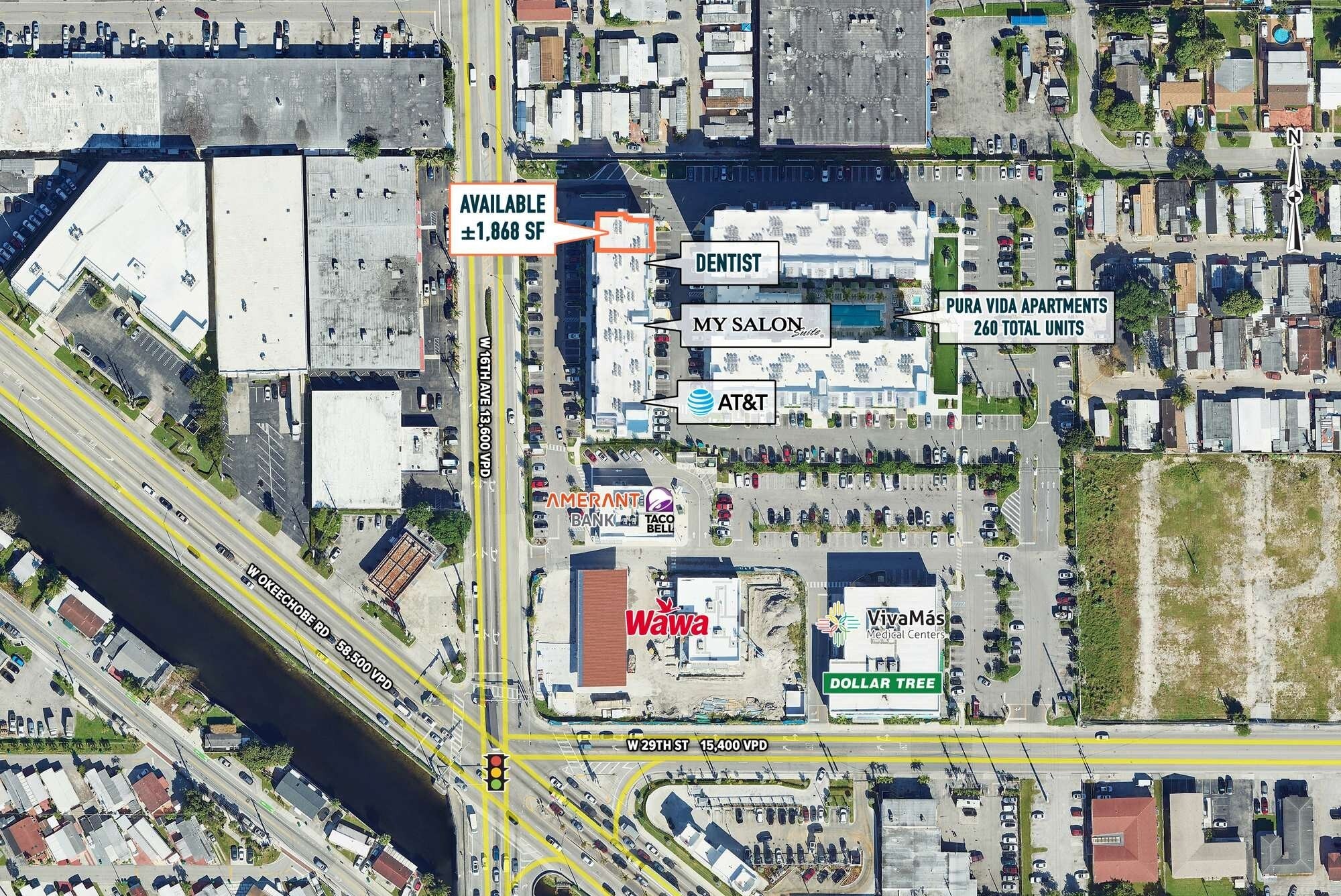 3051 W 16th Ave, Hialeah, FL for lease Aerial- Image 1 of 7